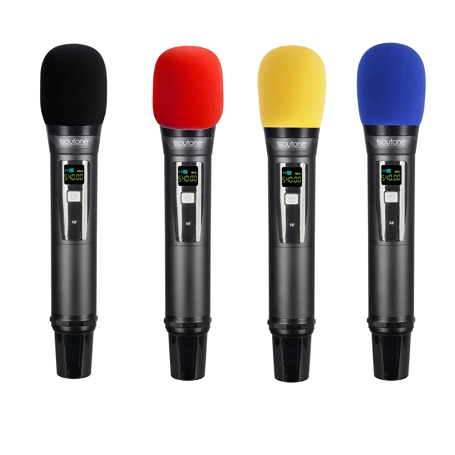 4 Pack Foam Mic Cover Handheld Microphone Windscreen, Quality Sponge Material Makes This the Perfect Pop Filter for your Mic. (4 Color)
